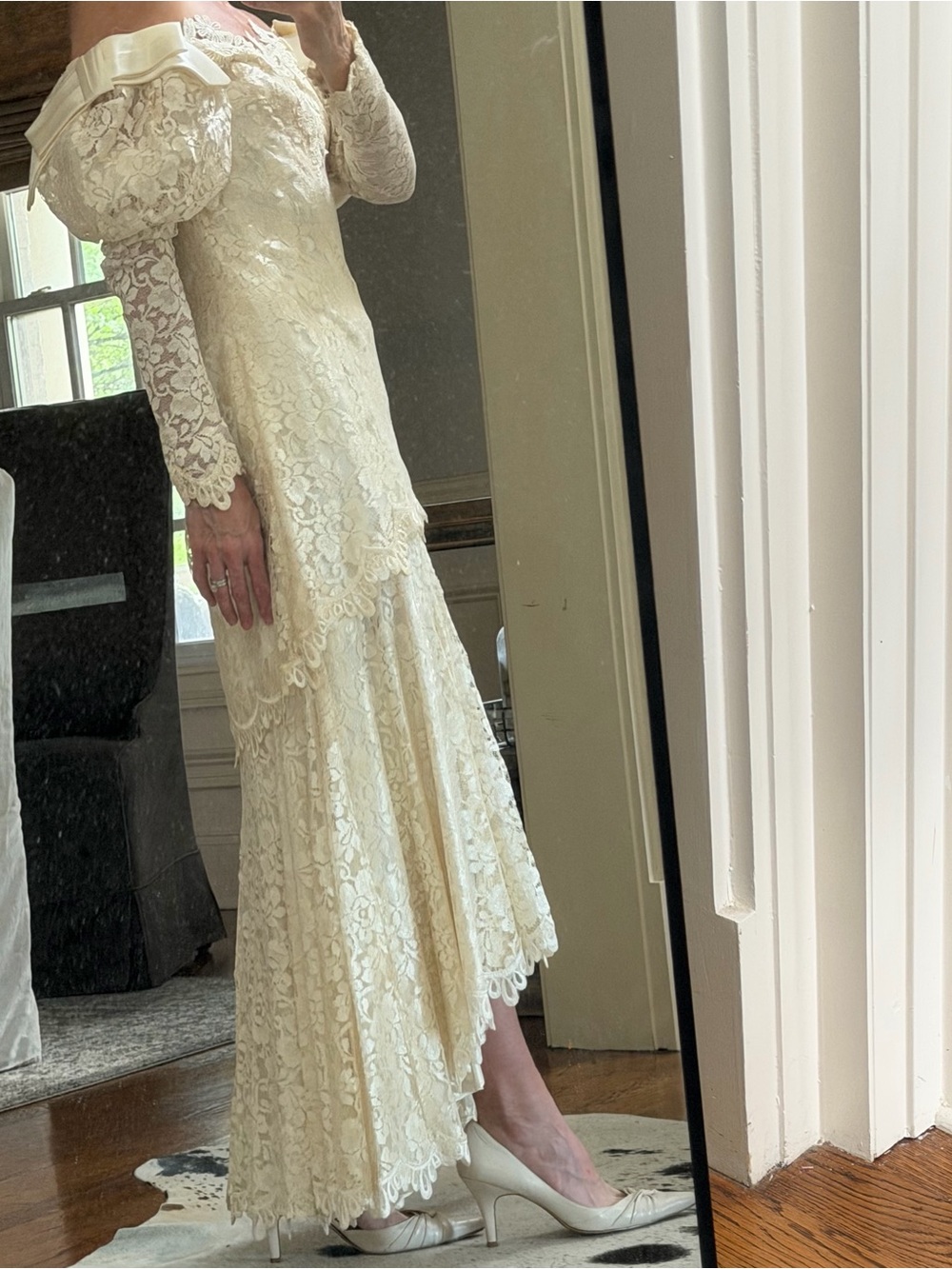 🕊️ VINTAGE LACE WEDDING DRESS 🕊️